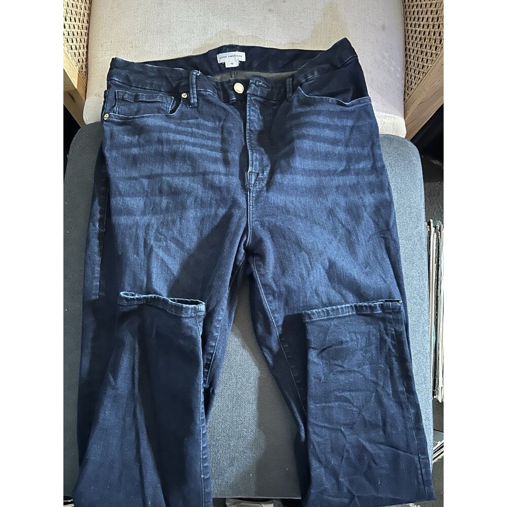 Good American - Good Legs Straight Jeans - Size 16 - Dark Blue - Style# GL873T
